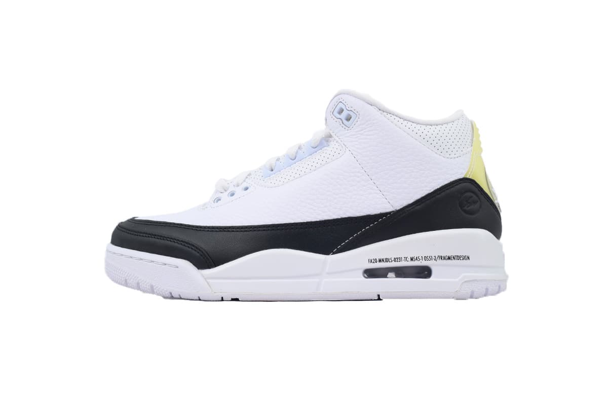 Retro 3 Fragment Design Black White